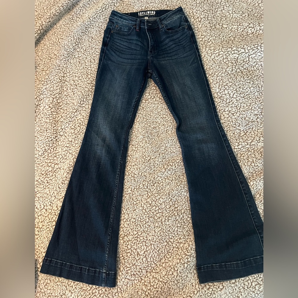 Idyllwind high rise flare jeans.